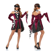 Halloween Costume Cosplay Female Pirate Dress Mexican Masquerade Dance
