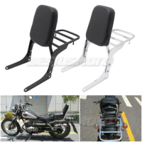 Motorcycle Detachable Rear Passenger Backrest Sissy Bar Luggage Rack For Honda Rebel 250 CA250 CMX250 CMX250C All Year