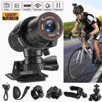 Mini Action Camera HD 1080P Bike Motorcycle Helmet Camera Outdoor Waterproof Sports DV Video Recorder Dash Cam for Bicycle