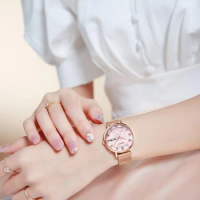 Abbylun 311 New Korean style Trend Casual Ladies Quartz Watch Waterproof Single Calendar Watches Female Wristwatch