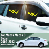 For Mazda 3 Sedan M3 BL 2009-2013 Magnetic Car Sunshade Visor Front Windshield Frame Curtain Rear Side Baby Window Sun Shade