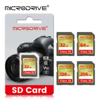 Pro SD Card 256GB 128GB 64GB 32GB 16GB Flash Memory Card SDXC SDHC Card Class 10 UHS-I For Camera
