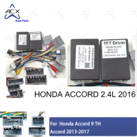 16Pin Car Head Unit Harness Power Adapter Cable With Canbus For Honda Jade XR-V Vezel Fit GK HONDA ACCORD 2.4L-3.5L