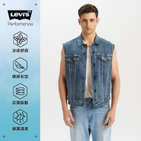 Levi s 男款 牛仔背心 Performance Cool 涼感背心 無袖牛仔背心 人氣新品