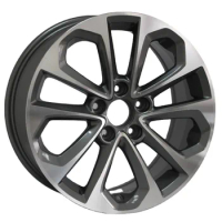 16 17 18 Inch 5 Lugs Holes Diamond Design Aluminum Rims Passenger Car Alloy Wheel For