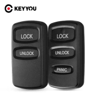 KEYYOU 2/3 Buttons Entry Remote Key Shell Cover Case For Mitsubishi Lancer Galant Diamante Montero Sport