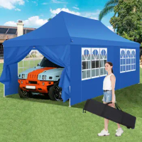10 x20 EZ Pop UP Wedding Party Tent Waterproof Gazebo Canopy Heavy Duty Outdoor, for Travelling, Picnic, Camping