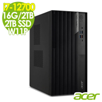 Acer 宏碁 Veriton VM4690G 商用電腦 (i7-12700/16G/2TB+2TB SSD/W11P)