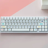1 Set White Dots Heavy Industry Wasabi Keycap For MX Switch Mechanical Keyboard PBT Dye Subbed Key Caps Cherry Profile Keycaps