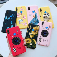 Colorful Painted Case For Huawei P Smart Plus 2018 Case Silicone Soft Fundas Back Cover For Huawei Nova 3i 3 i Phone Case Bumper