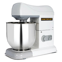KB-7LT - 7 Liter Mixer/ Alat Pengaduk Adonan Roti With Bowl, Whisk, Hook, Beater Merk King Baker 46 