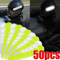 Fluorescent Car Lights Reflective Strips Warning Stickers and Decals Cars Motorcycle Helmets Reflection Warning Sticker