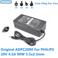 Original ADPC2090 90W AC Adapter Charger For PHILIPS AOC MSI 20V 4.5A AG322QCX AG251FZ CQ27G2U Monitor Power Supply Adapter