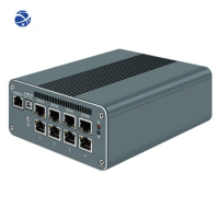 New 13th Gen Soft Router 2*10G SFP 4x i226-V U300E i5 1240P 8x 2.5G LAN 2*SATA Firewall Appliance Mini PC Proxmox Host