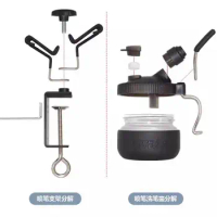 ANEST IWATA CL300 UNIVERSAL SPRAY OUT POT &amp; AH400 UNIVERSAL AIRBRUSH HOLDER