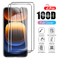 2Pcs Full Cover curved Anti-scratch Tempered Glass For vivo iQOO 12 Pro 2023 screen protector iQOO 12Pro IQOO12 6.78 inches