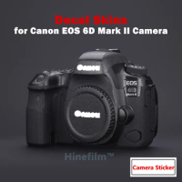 EOS 6D2 Camera Sticker Protective Film for Canon EOS 6D Mark II Camera Decal Skins Cover Scratch Resistant Decal Wrap Cover