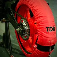 Tire warmer TDR pemanas ban balap 110/70 ring 17 merah