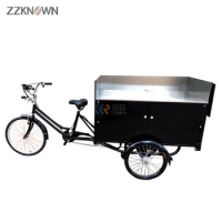 Mobile Commerce Sale Bike of Electric 3 Wheel Food Trike with Disc Brakes