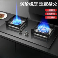 Gas Stove Double Burner Gas Stove Natural Gas Liquefied Embedded Household Energy Saving Raging Fire Stove