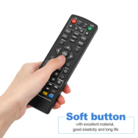 Set-Top Tv Box Remote Control Universal Wireless Smart STB Controller for HDTV Smart TV Box Black DVB-T2 RC