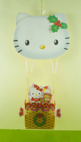 【震撼精品百貨】Hello Kitty 凱蒂貓~紙雕卡片-熱氣球玩具