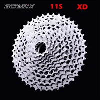 GOLDIX bicycle cassette XD 9-42T Silver/Black Mountain Bike Freewheel High -carbon steel for Sram 11Speed XD Freewheel