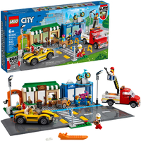 【折300+10%回饋】LEGO City Shopping Street 60306 Building Kit; Cool Building Toy for Kids, New 2021 (533 Pieces)