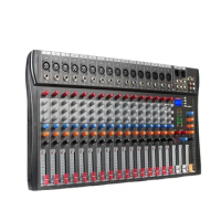 CT16 16 Channel audio mixer professional effect sound mixer dj console