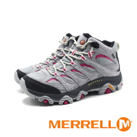 MERRELL(女)MOAB 3 MID GORE-TEX防水登山中筒鞋 女鞋－淺灰(另有淺黑)