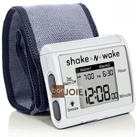::bonJOIE:: Shake ''n'' Wake Vibrating Alarm Clock 雙鬧鐘設定 隨身腕表型震動鬧鐘 鬧鈴 提醒器 手腕 Shake-n-Wake 振動鬧鐘 TechTools