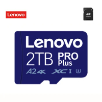 Lenovo Class 10 Memory Card 2TB 1TB 512GB 256GB 128GB SD Card Micro TF SD Card 1TB 2TB Flash Memory Card For Phone Camera Drone