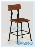 ╭☆雪之屋居家生活館☆╯R639-04 F24餐椅(鐵+實木)/造型椅/休閒椅/吧檯椅/會客椅/櫃台椅