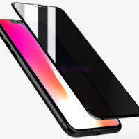 500pcs 9H 2.5D Privacy Tempered Glass Screen Protector For iPhone X XS MAX XR 8 6 6S 7 8 Plus Privacy Film