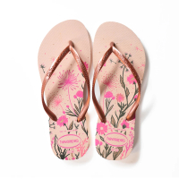 【havaianas 哈瓦仕】女鞋　SLIM ORGANIC系列　粉　型號：00176(巴西品牌、巴西拖鞋、人字拖、夾腳拖)