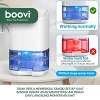 Boovi DH001 Dehumidifier Penghilang kelembapan 1000 mL portable untuk rumah kantor