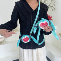 กระเป๋าใส่หูฟัง, การออกแบบการ์ตูน Miku และ Hatsune Zero, ตุ๊กตาผ้ากำมะหยี่, กระเป๋าสะพายข้าง, จี้, ก