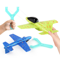 โฟมเครื่องบินขว้างปาโฟม Palne รุ่นเครื่องร่อนเครื่องบินเครื่องบินรุ่นกลางแจ้ง DIY ของเล่นการศึกษาสำหรับเด็ก
