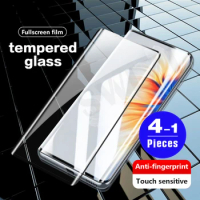 1-4Pcs 9D Full cover film For Xiaomi mi 11 10 10S 12 pro 12S Ultra 12X Mix 4 Civi 1S 11T Tempered Glass phone Screen Protector