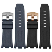 Fluorine Rubber Silicone Watch Strap for AP Aibi 15703 Royal Oak Offshore Series Mechanical Accessories 28mm