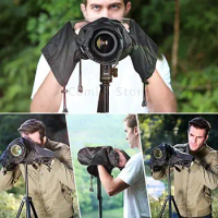 Professional Camera Rain Cover Coat Bag Protector Rainproof Waterproof Against Dust for Canon Nikon Pendax SONY DSLR D800 5D3 6D