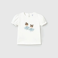 เสื้อยืดแขนสั้น Natur-Skyblue
