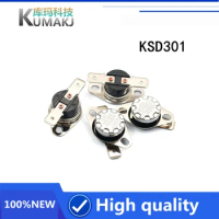 5PCS Normally closed KSD301 10A 250V 40-135 degree Bakelite KSD-301 Temperature Switch Thermostat Se