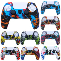 New Soft Silicone Protective Case For Playstation 5 Controller Skin For PS5 Gamepad Joystick Shell Cover Video Games Accessories