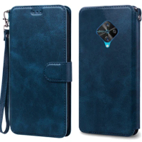 For Vivo V17 Case Vivo 1920 Cover Silicone Wallet Flip Leather Case For Vivo V17 Cover Vivo S1 Pro P