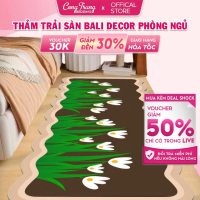 【 Mẫu bán chạy】 【Deal hot]】 Thảm Trải Sàn Bali Chùi Chân Phòng Ngủ, Phòng Khách Nhiều Kích Thước (80