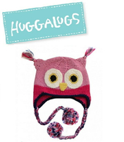 ★啦啦看世界★ Huggalugs 澳洲國民小童 / 俏皮貓頭鷹手工編織帽 Hoot Owl Beanie Hat
