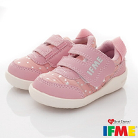 IFME日本健康機能童鞋輕量學步鞋款IF20-280301粉星星(寶寶段)