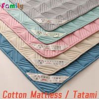 High Quality Cotton Mattresses Foldable Rebound Mattress Tatami Anti Mite Floor Mat Student Dormitory Single Double Queen Size