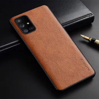 Samsung Galaxy A71 A51 4G 5G Case slim premium PU leather funda Business Style Case Cover for Samsung Galaxy A71 A51